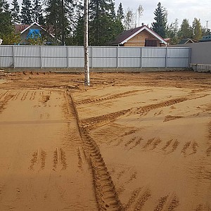 Песок для строительных работ